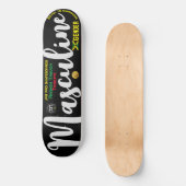 MASQULINE GENDER T RANG 8 1/4" Skateboard Deck (Recto)