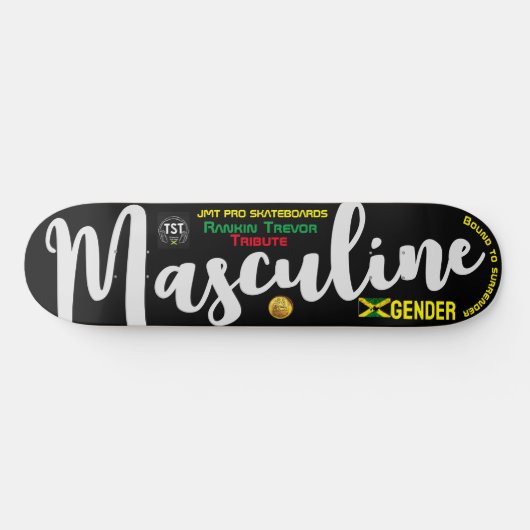 MASQULINE GENDER T RANG 8 1/4" Skateboard Deck (Horz)