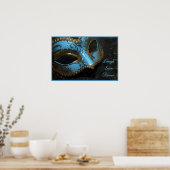 Masqurade Mask Laugh Love Dance Print (Keuken)