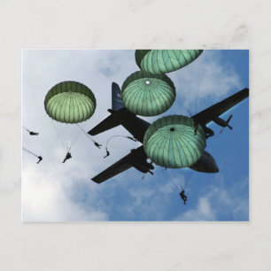 Mass Jump Mission, Parachutes, VS Army Briefkaart