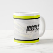 MASS Racing Jumbo Mug Extra Grote Beker (Voorkant rechts)