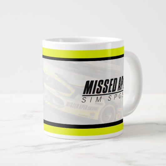 MASS Racing Jumbo Mug Extra Grote Beker (Voorkant rechts)