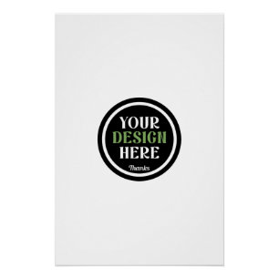 Massa aangepaste logo bedrijf werknemer waardering perfect poster