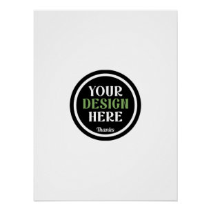 Massa aangepaste logo bedrijf werknemer waardering perfect poster