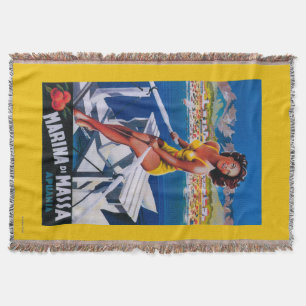 Massa Marina Travel Poster Deken