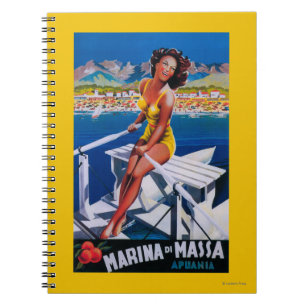Massa Marina Travel Poster Notitieboek