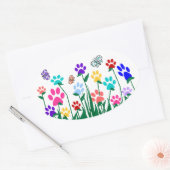 Massa van de productie van handpalmen ovale sticker (Envelop)