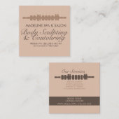 Massa van het gemiddelde lichaam dat de bloeddruk  vierkante visitekaartje (Voorkant / Achterkant)