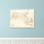 Massachusetts 5 canvas afdruk (Insitu (Houten vloer))