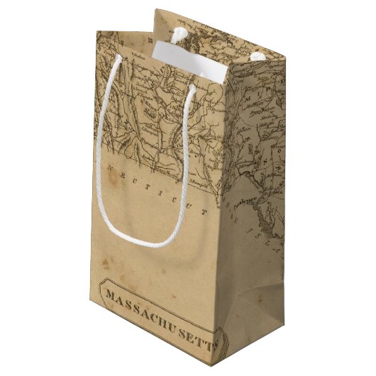 Massachusetts 5 klein cadeauzakje (Achterkant Gekanteld)