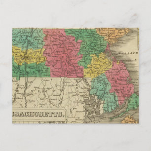 Massachusetts 7 briefkaart