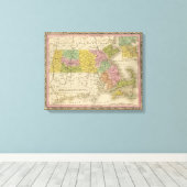 Massachusetts 8 canvas afdruk (Insitu (Houten vloer))