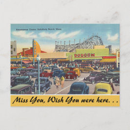 Massachusetts Amusement Center, Salisbury Beach Briefkaart