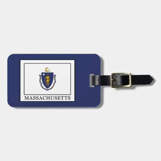 Massachusetts Bagagelabel (Voorkant horizontaal)