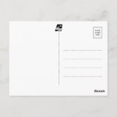 Massachusetts, Boston MA, Patriottisch Monogram Briefkaart (Achterkant)