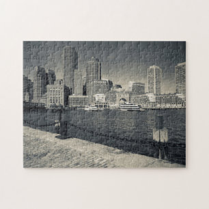 Massachusetts, Boston, Rowe's Wharf gebouwen Legpuzzel