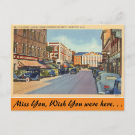 Massachusetts, Brattle St., Cambridge Briefkaart