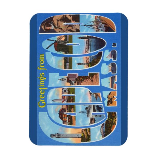 Massachusetts, Cape Cod, magneet (Verticaal)