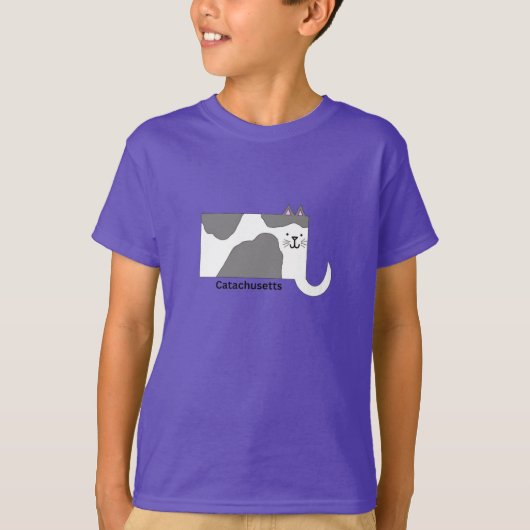 Massachusetts Catachusetts Kinderen T-shirt (Voorkant)