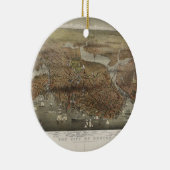 Massachusetts City of Boston 1873 Keramisch Ornament (Rechts)