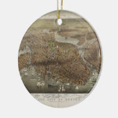 Massachusetts City of Boston 1873 Keramisch Ornament (Links)
