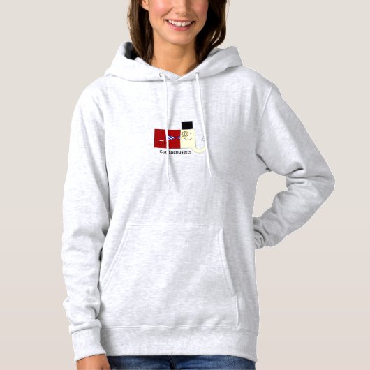 Massachusetts Classachusetts Dames Hoodie (Voorkant)