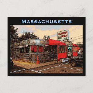 Massachusetts Diner Briefkaart