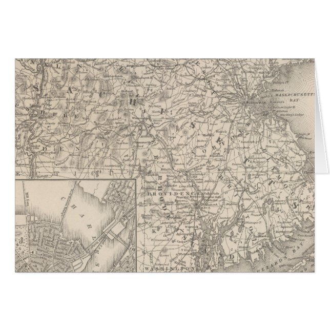 Massachusetts en Rhode Island (Voorkant Horizontaal)