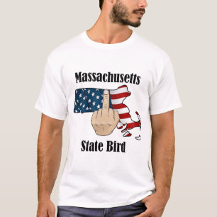 Massachusetts État oiseau t-shirt majeur