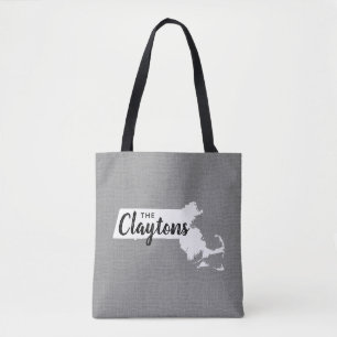 Massachusetts Famille Monogramme Sac fourre-tout d