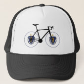 Massachusetts Flag Cycling Trucker Pet (Voorkant)