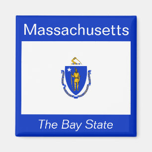Massachusetts Flag Magnet Magneet