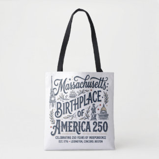 Massachusetts: Geboorteplaats van Amerika 250 Draagtas
