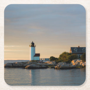 Massachusetts, Gloucester, Annisquam, Annisquam Vierkante Kartonnen Onderzetter