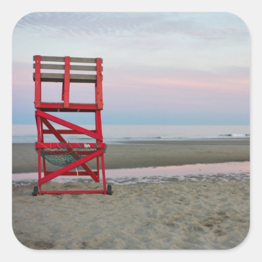 Massachusetts, Gloucester, Good Harbour Beach Vierkante Sticker (Voorkant)