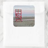 Massachusetts, Gloucester, Good Harbour Beach Vierkante Sticker (Tas)