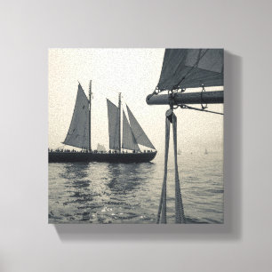 Massachusetts, Gloucester, Schooner Festival 2 Canvas Afdruk