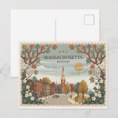 Massachusetts Heritage Briefkaart (Voorkant / Achterkant)