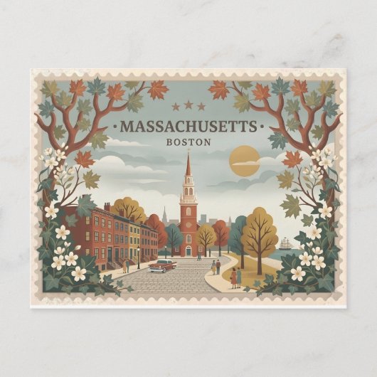Massachusetts Heritage Briefkaart (Voorkant)