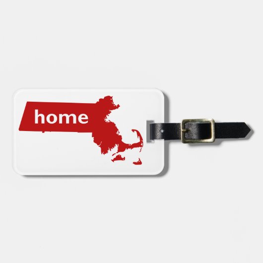 Massachusetts Home Bagagelabel (Voorkant horizontaal)