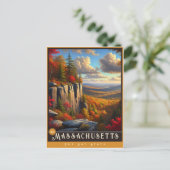 Massachusetts | hyperrealistisch Briefkaart (Staand voorkant)