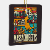 Massachusetts Keramisch Ornament (Rechts)