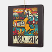 Massachusetts Keramisch Ornament (Links)
