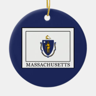 Massachusetts Keramisch Ornament