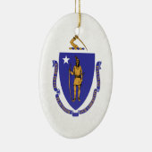 Massachusetts Keramisch Ornament (Rechts)