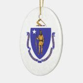 Massachusetts Keramisch Ornament (Links)