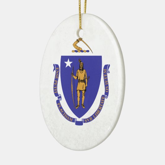 Massachusetts Keramisch Ornament (Links)