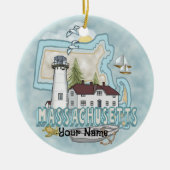 Massachusetts Lighthouse ornament (Voorkant)