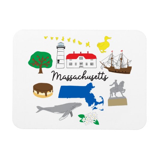 Massachusetts magneet (Horizontaal)