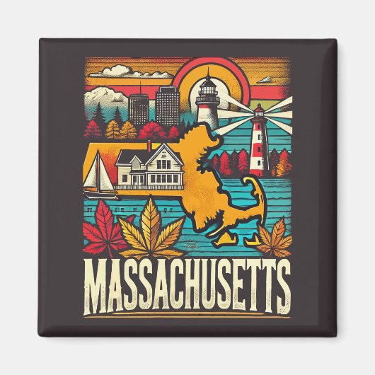 Massachusetts Magneet (Voorkant)
